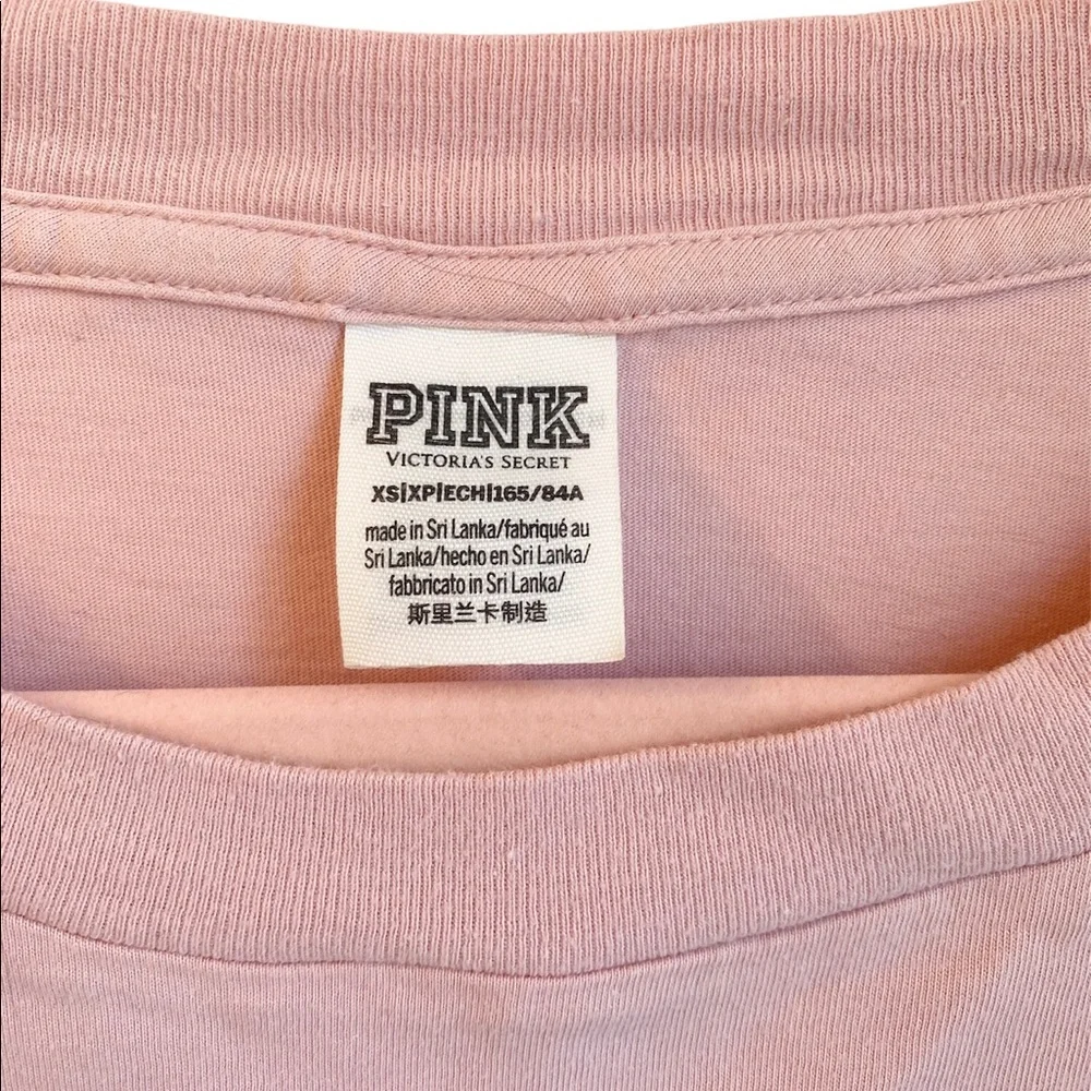 Victoria Secret Pink Cropped Net Long Sleeve Size Xsmall Small - Picture 4 of 7